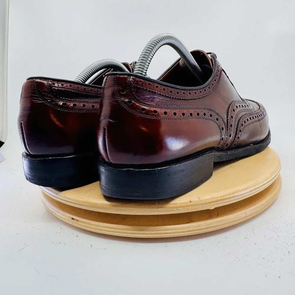 Allen‎ Edmonds McAllister Wingtip Oxfords Men's 11.5 C Port Washington Brown